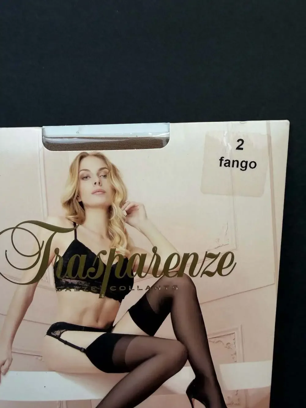 Trasparenze Sara 20 Denier Hold Ups Stockings Fango Size 2